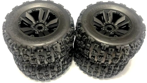 Arrma KRATON 6s V6 BLX - TIRES & Wheels (tyres rims DBoots Copperhead) ARA8608V6 - Picture 3 of 3