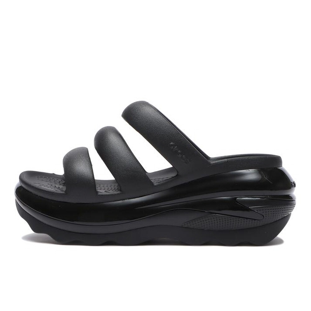 きゃめる New Womens CROCS MEGA CRUSH TRIPLE STRAP 209842-001 BLACK US W 5-9