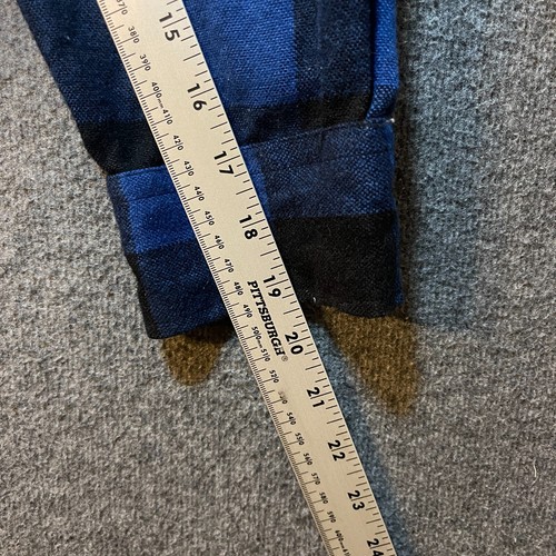 Northwest Territory Shirt Adult Large Blue Black Flannel Button Up Shirt Men's. - Picture 8 of 10