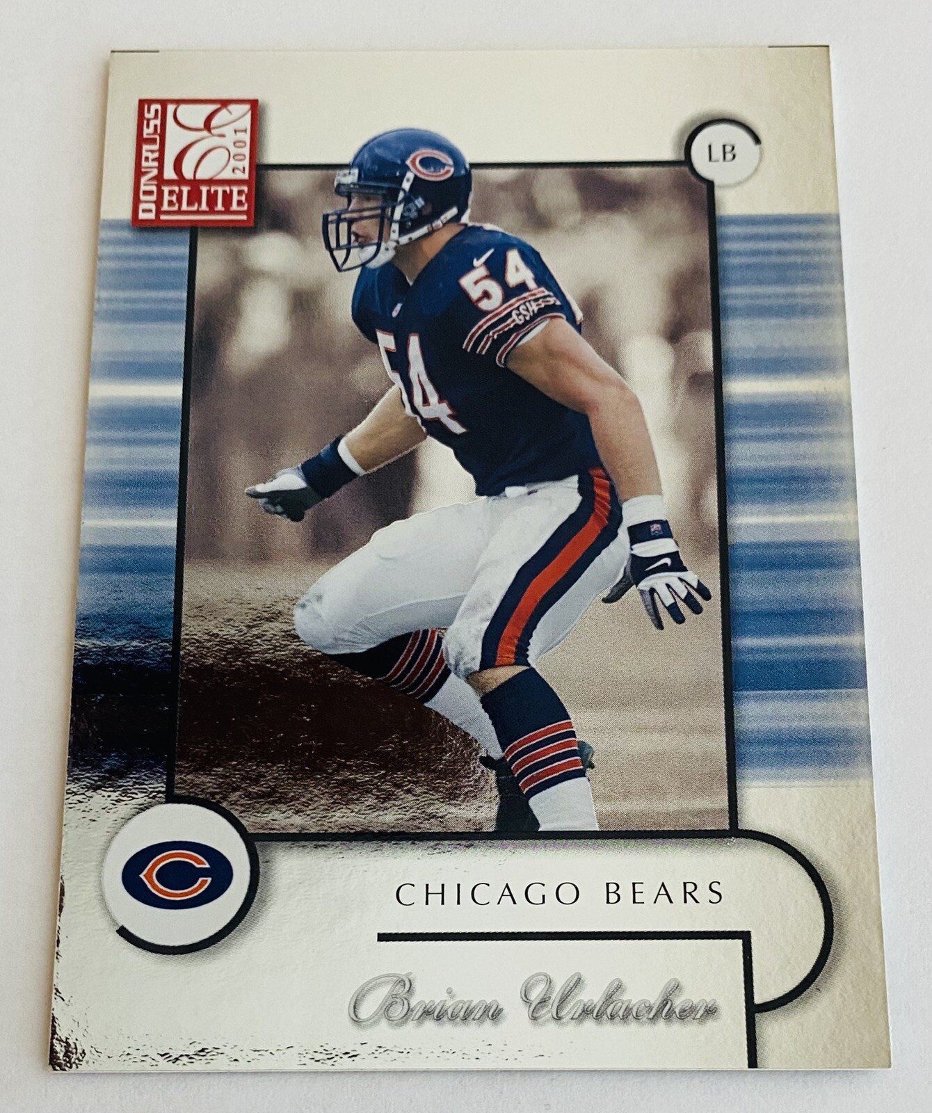2001 Donruss Elite Brian Urlacher #15 HOF