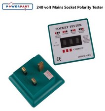 Polarity Tester  Socket Tester Plug-In Mains Tester  ME902 Caravan Motorhome