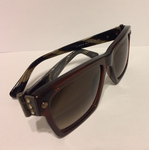 NEW Lanvin Paris SLN 511S Women's Chocolate Brown Sunglasses FREE SHIPPING - Picture 2 of 4