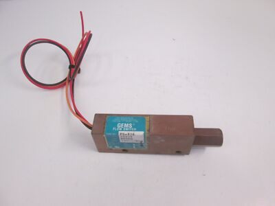 #ad GEMS Sensors Type FS 926 Piston Type Flow Switch 100CC MIN Water Used $32.50