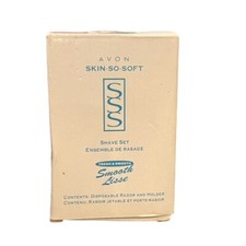Avon Skin So Soft Shave Set Fresh Smooth - Disposable Razor Holder - New