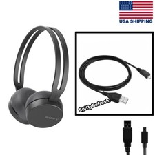 Sony WH-CH400 B Wireless Headphones USB Cable Transfer Cord Replacement
