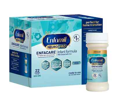 Enfamil NeuroPro Enfacare Infant 2oz Ready 48 Bottles (48 x 2fl. oz) EXP 06/25