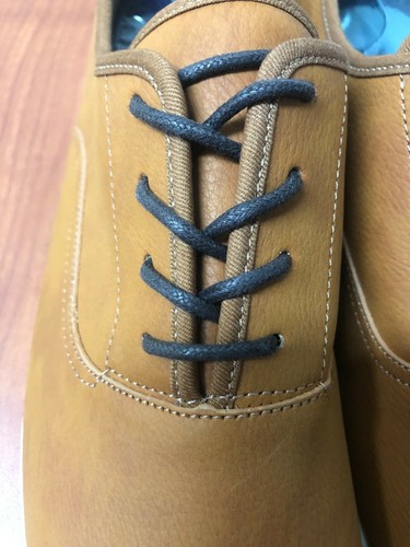 Men’s Aldo Brown Tan Leather Lace Up Casual Shoe Size 8 New Without Box - Picture 2 of 12