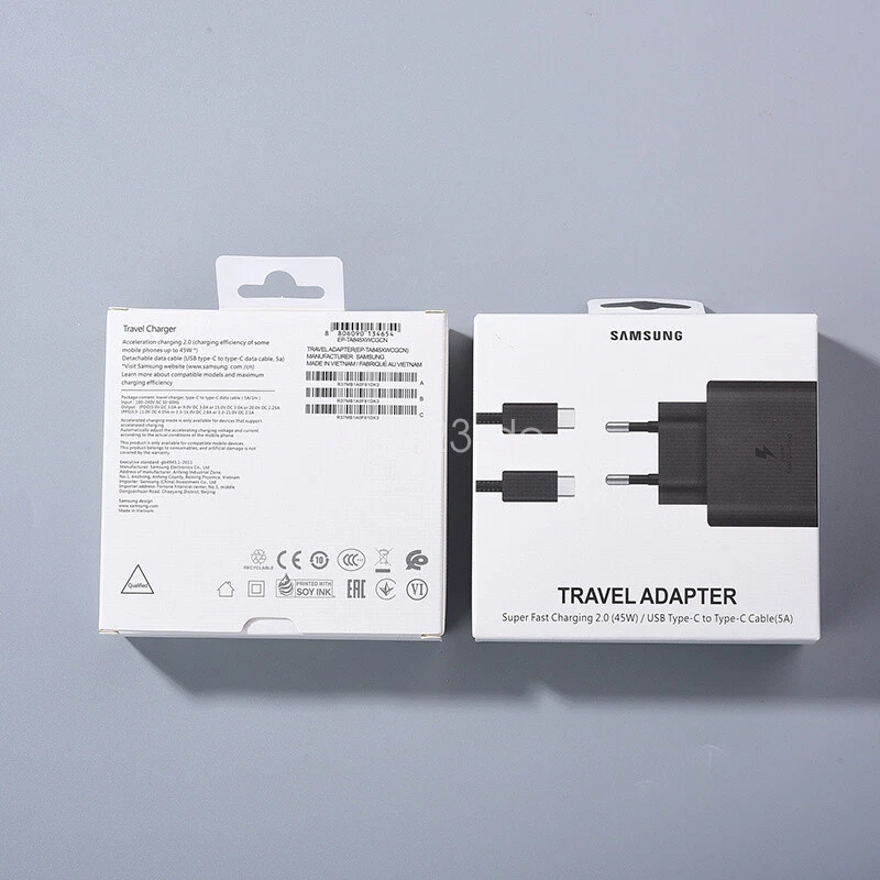 Original Samsung 45W Schnell Ladegerät USB-C Adapter Galaxy S22 S23 S24 + Ultra 5G - Bild 2 von 4