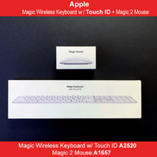 Apple Magic Wireless Numeric Keyboard w/ Touch ID A2520  Magic 2 Mouse A1657