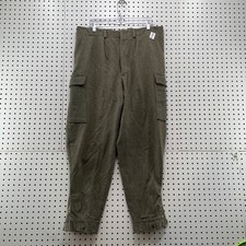 Vintage CBV Karlskrona Wool Swedish Military Army Trouser Pants Mens Fits 34x29