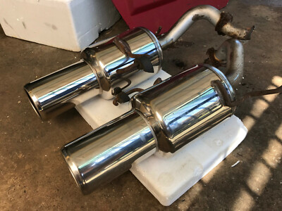 JDM Genome Subaru Legacy BL5 BP5 B4 Sti twin exhaust muffler bh5