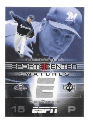 2005 Upper Deck ESPN Sports Center Swatches #BS Ben Sheets Jersey