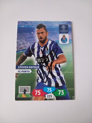 Trading Card Signed Steven Defour FC Postage NEW 