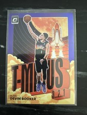 2021-22 Panini Donruss Optic - T-Minus 3, 2, 1 Devin Booker #15 Purple Prizm