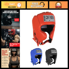 Competition Boxing Muay Thai MMA Sparring Headgear with Cheek Protection - Safet