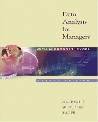 Data Analysis for Managers with Microsoft Excel Hardcover