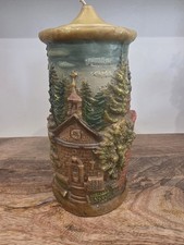 VTG Johann Gunter Walldurn-Baden Schutzmarke Candle Church Old World Scene Folk