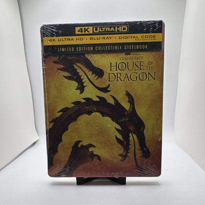 HBO House of the Dragon 4K UHD Blu-ray + Digital Copy Limited Steelbook GOT