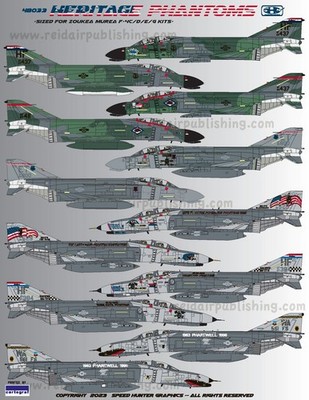 Speed Hunter Graphics 48033 1/48 decal Heritage Phantoms (F-4C F-4D F-4E F-4G)