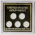 United States Gold Vault $5 Solid Gold American Eagle Coin Holder- Holder Only