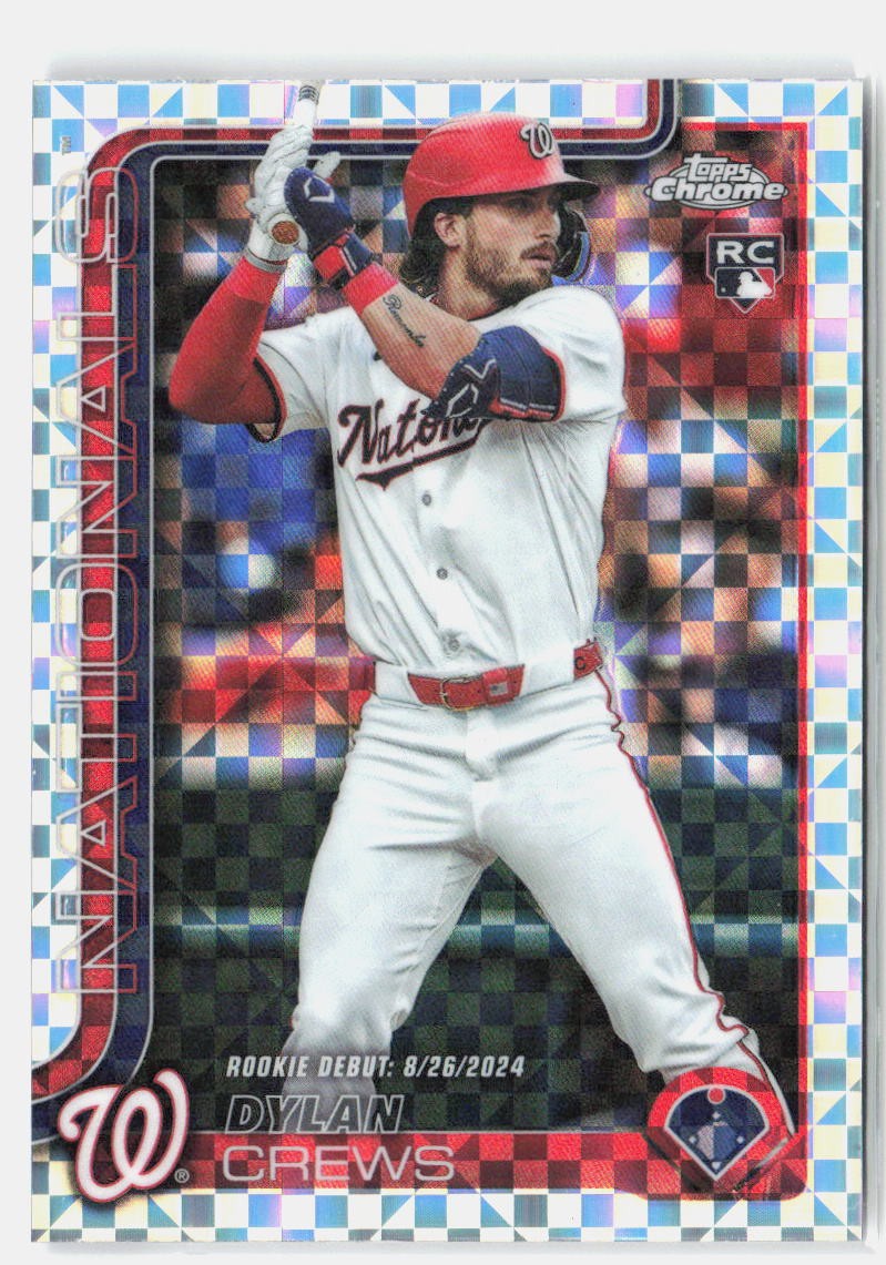 2025 Topps Chrome Update #USC190 Dylan Crews X-Fractors