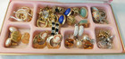 Designer Fashion Earrings LOT of 24 Pairs Monet Roman Napier 1928 in Case — photo 2
