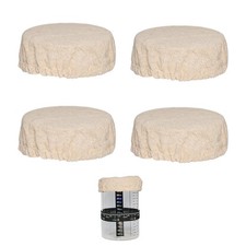 Sourdough Starter Jar Cover Cloth, Reusable Linen Covers for Sourdough Starte...