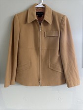 Classiques Entier Women  s XS Vintage Cashmere Wool Camel Jacket Blazer