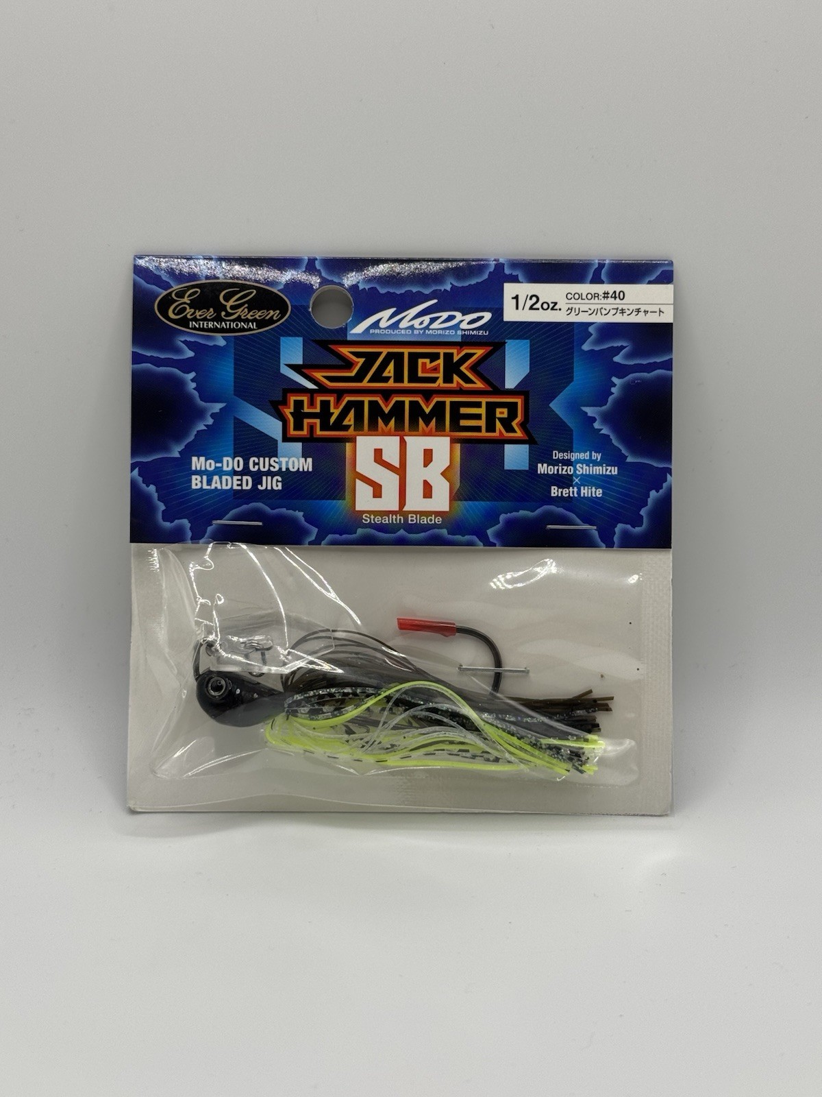 JDM - Evergreen Jack Hammer SB Stealth Blade Chatterbait - 1/2 oz - Color #40 - Image 1