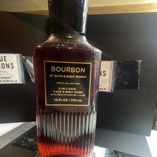 Bath Body Works Bourbon Men's 3-in-1 Hair Face Body Wash 10 fl oz Vegan