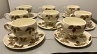 8 Red Wing pottery Tampico cups and saucers - NR!