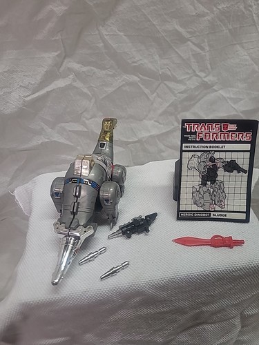 Vintage 1985 Hasbro G1 Transformers Sludge Dinobot Figure - Bild 3 von 5