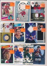 PREMIUM PATCH AUTO JERSEY ROOKIE SERIAL #'D NHL HOCKEY CARD COLLECTION LOT $$