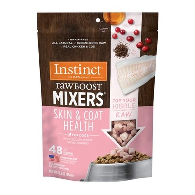 Instinct Raw Boost Mixers Freeze Dried Dog Food Topper Skin And Coat Health