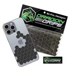84 Pack Hexagon Rubber Grip Tape - Non-Slip for Phones, Controllers, and More