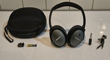 Bose QuietComfort QC25 Wired Noise Cancelling Headphones  New Ear Pads, TESTED
