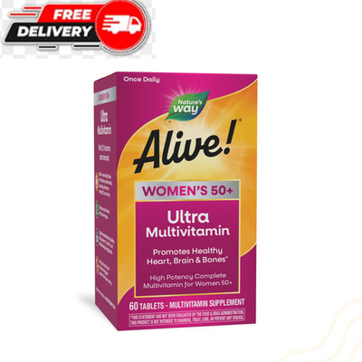 Nature's Way Alive! Women's 50+ Ultra Potency Complete Daily Multivitamin Table