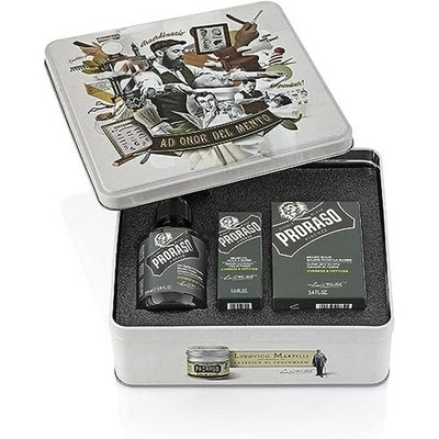 Proraso Beard Care Kit Gift Set for Men with Beard Wash, Beard Oil and Beard Bal