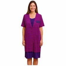Shefano International Women’s Striped Dress Plus Size 18/20W Art Teacher
