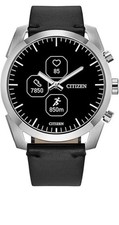 Citizen CZ Smart Hybrid 2nd Generation JX2010-04E Black Dial Leather Mens Watch