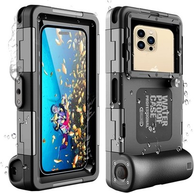 ShellBox 4,9-6,9 Zoll Handyhülle IP68 Wasserdicht & Staubdicht 2. Gen Schwarz