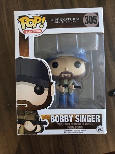 Funko Pop! Television Supernatural Bobby Singer #305 Vinyl Figure Standard