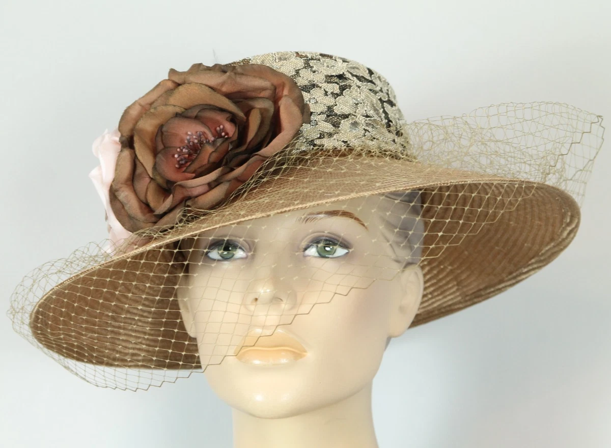 Beige Church Vintage Hats for Women for sale | eBay display picture 1