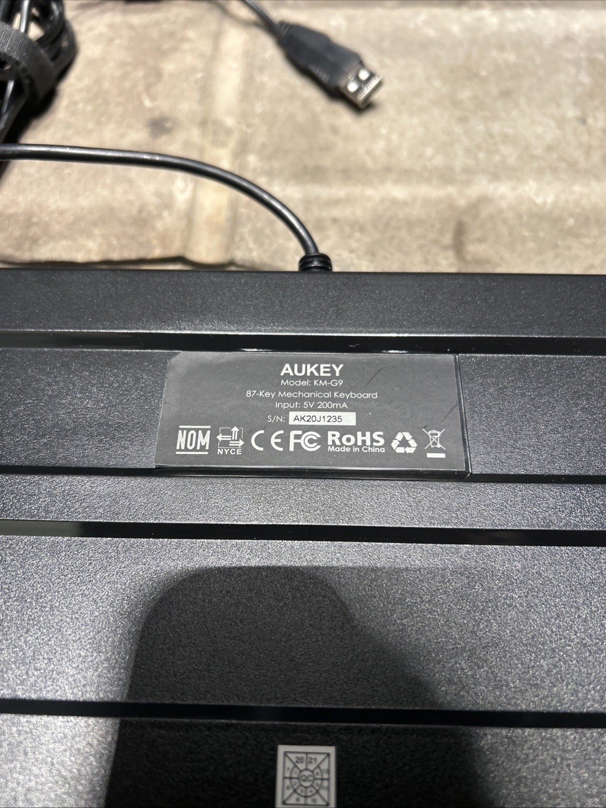 AUKEY KM-G9 mechanical keyboard (blue switches)