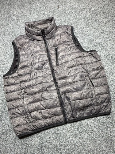 Hawke & Co Sport Down Men’s Puffer Vest XL Grey Performance Dynamic Sport Fiber - product listing photo