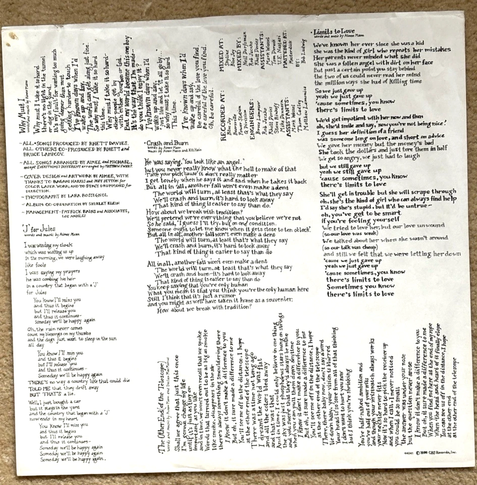 'TIL TUESDAY - Everything's Different Now (1988) LP Record. Still in shrinkwrap! - Image 4 of 4