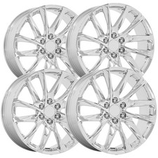Set Of 4 Oe Concepts C25 22x9 6x5.5 28mm Chrome Wheels Rims 22 Inch