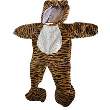 Tiger Costume 9-12 months soft detachable hood nice fabric