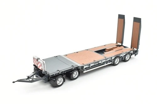 AT COLLECTIONS Nooteboom ASDV-40-22 Vierachsdeichseltieflader grau mit Rampen Modell von AT Col