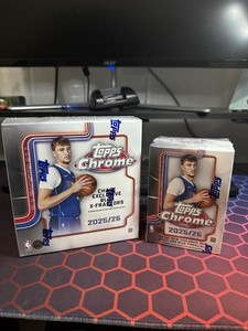 2025 topps chrome basketball mega & blaster box